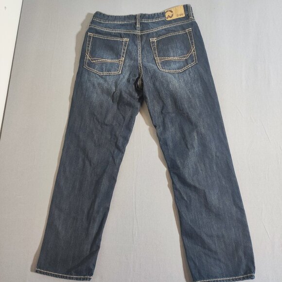 Warehouse One relaxed straight leg jeans men's size 30X30 dark ink blue - Picture 3 of 14